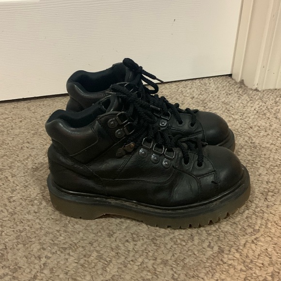 COPY - Dr Martens black leather 8699 Bex lace up work boots UK 5 US 6 main image 6